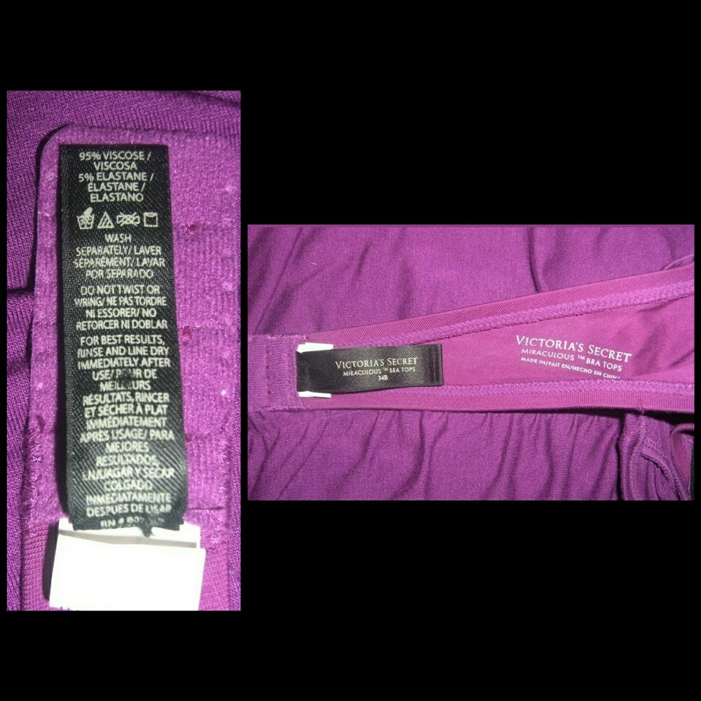 Victoria's Secret Miraculous Push Up Bra Dress 34B - Picture 8 of 8